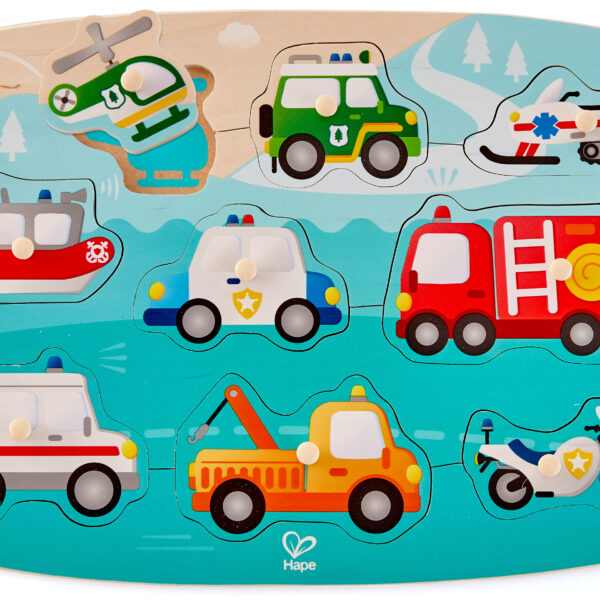 Mentőjárműves Fogantyús Kirakó 24hó+